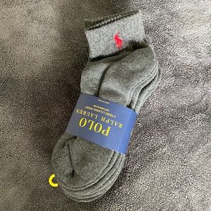 Mens Polo Ralph Lauren Dark Grey Socks Size: 10-13